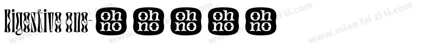 Digestive one字体转换
